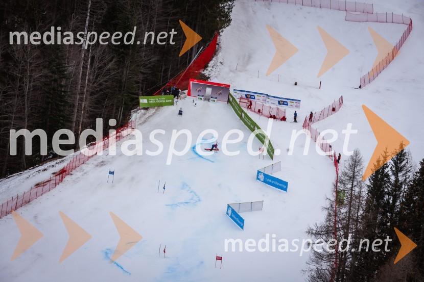 Kranjska Gora in Zlata lisica iz zraka