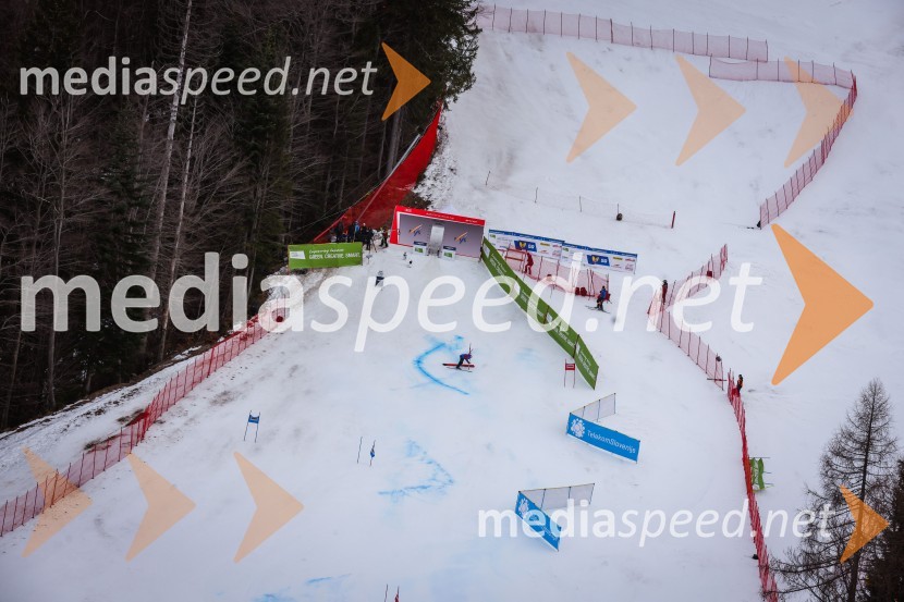 Kranjska Gora in Zlata lisica iz zraka