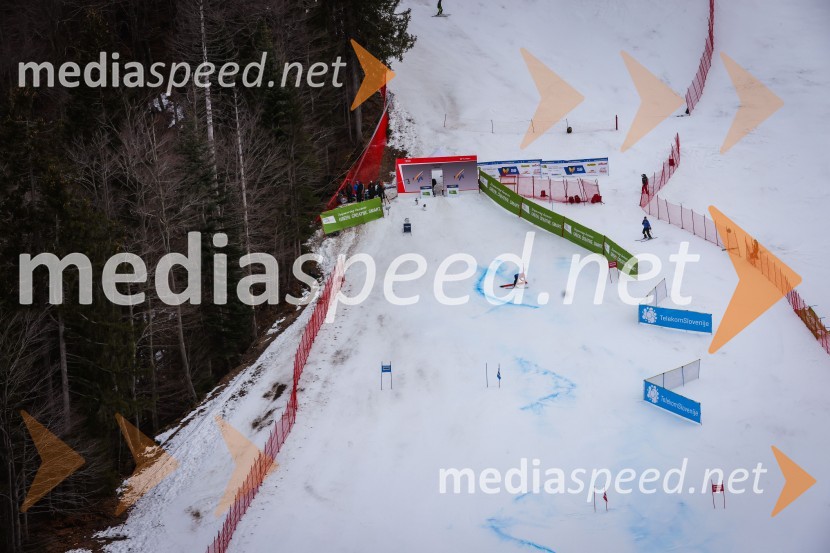 Kranjska Gora in Zlata lisica iz zraka