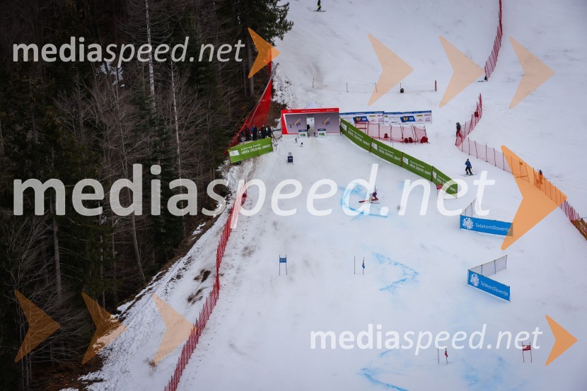 Kranjska Gora in Zlata lisica iz zraka