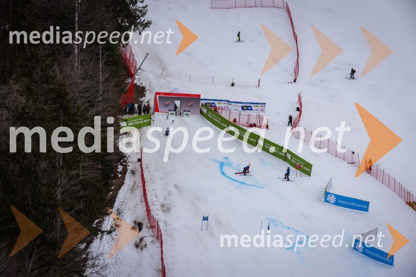 Kranjska Gora in Zlata lisica iz zraka