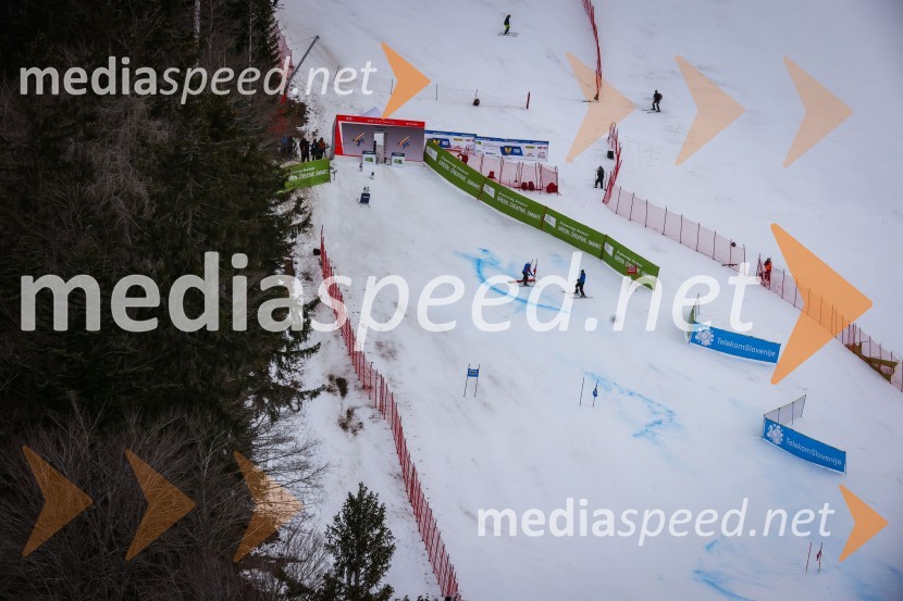 Kranjska Gora in Zlata lisica iz zraka