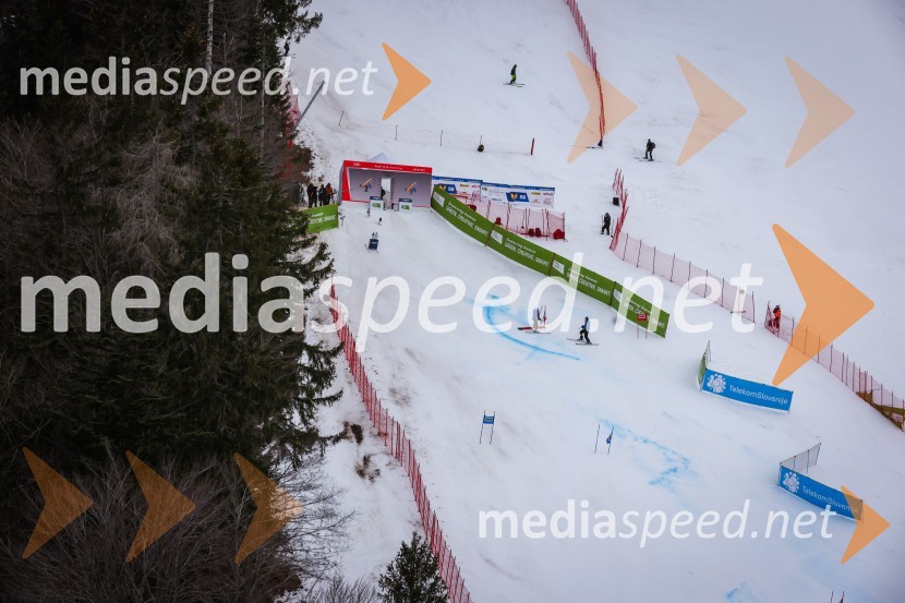 Kranjska Gora in Zlata lisica iz zraka