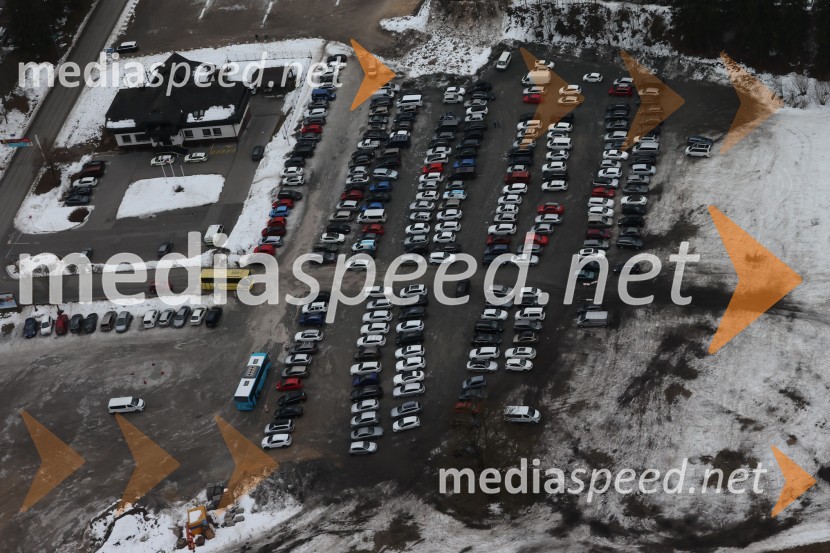 Kranjska Gora in Zlata lisica iz zraka