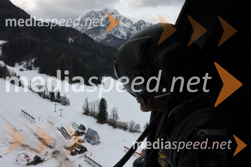 Kranjska Gora in Zlata lisica iz zraka