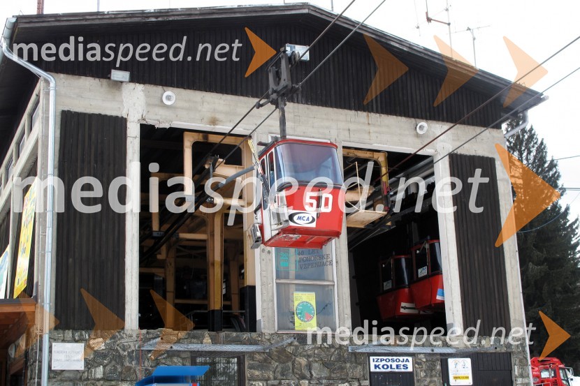 Pohorska vzpenjača, zgornja postaja, Mariborsko PohorjeMariborsko Pohorje