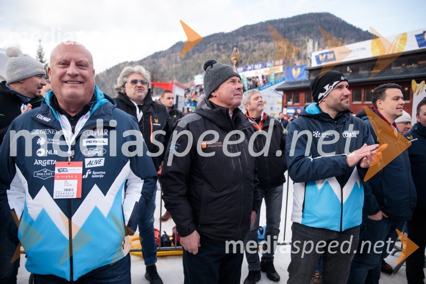  Iztok Klančnik, direktor Selectium Adriatics d.o.o., predsednik Zbora alpskih disciplin, Smučarska zveza Slovenije;  Grega Benedik, nekdanji alpski smučar;  Uroš Zupan, direktor, Smučarska zveza Slovenije ;  Klemen Grgić, direktor Pretok ideje d.o.o.59. Zlata lisica, nedelja