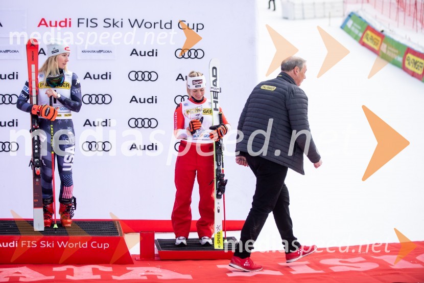  Mikaela Shiffrin, smučarka (ZDA);  Lara Gut-Behrami, smučarka (Švica);  Hannes Roither, tiskovni predstavnik, Palfinger59. Zlata lisica, nedelja