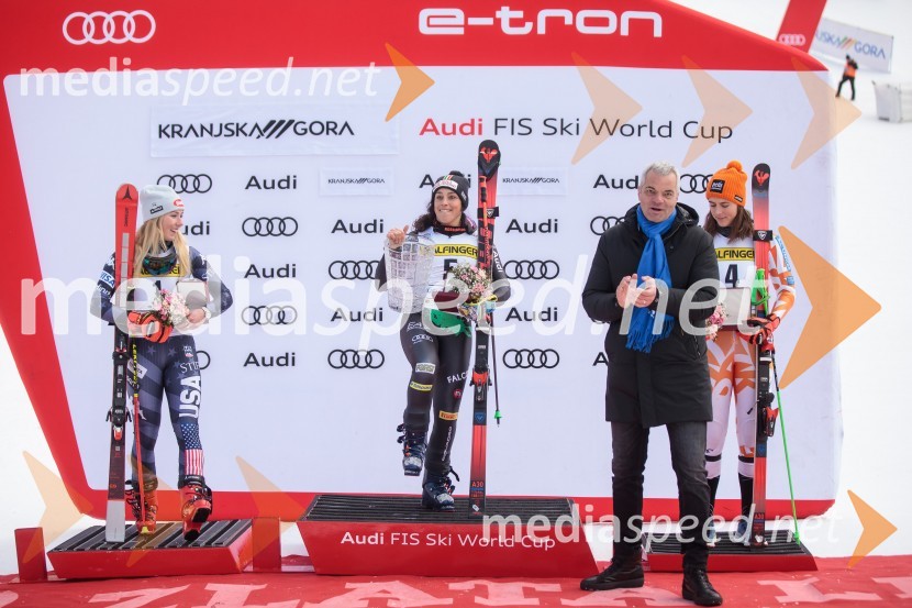  Mikaela Shiffrin, smučarka (ZDA);  Federica Brignone, smučarka (Italija);  Aleksander Saša Arsenovič, župan, Mestna občina Maribor;  Petra Vlhova, smučarka (Slovaška)59. Zlata lisica, nedelja