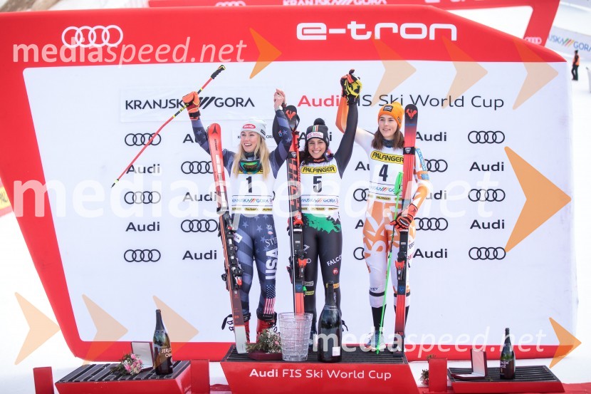  Mikaela Shiffrin, smučarka (ZDA);  Federica Brignone, smučarka (Italija);  Petra Vlhova, smučarka (Slovaška)59. Zlata lisica, nedelja