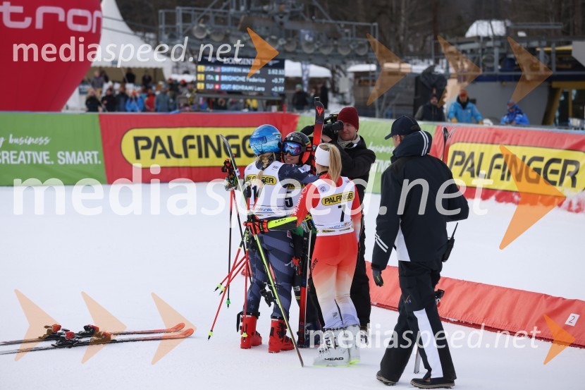  Mikaela Shiffrin, smučarka (ZDA);  Federica Brignone, smučarka (Italija);  Lara Gut-Behrami, smučarka (Švica)59. Zlata lisica, nedelja