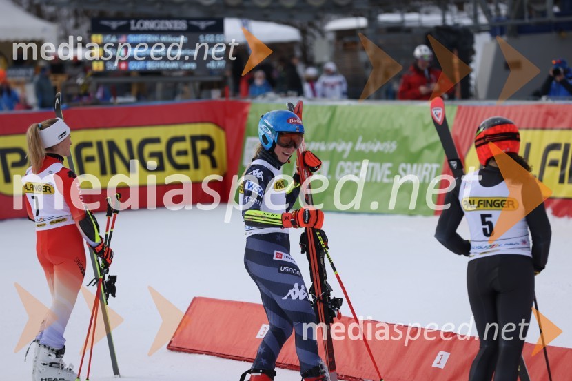 Lara Gut-Behrami, smučarka (Švica);  Mikaela Shiffrin, smučarka (ZDA);  Federica Brignone, smučarka (Italija)59. Zlata lisica, nedelja