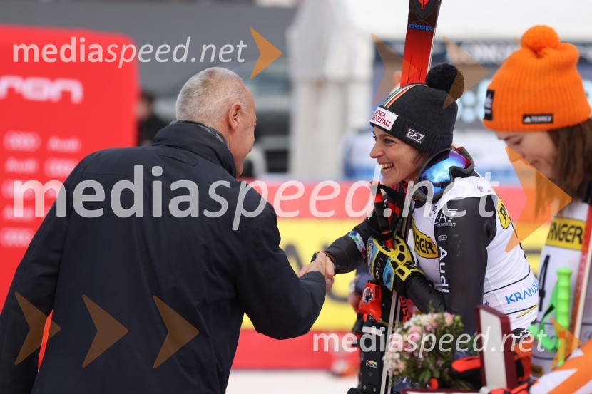  Jošt Dolničar, predsednik uprave, Zavarovalnica Sava;  Federica Brignone, smučarka (Italija)59. Zlata lisica, nedelja
