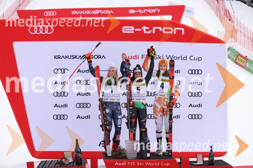  Mikaela Shiffrin, smučarka (ZDA);  Federica Brignone, smučarka (Italija);  Petra Vlhova, smučarka (Slovaška)59. Zlata lisica, nedelja