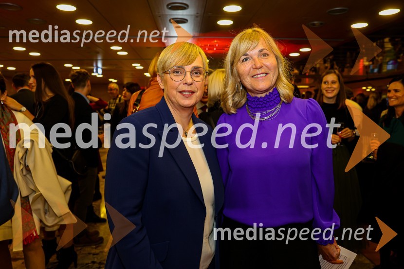 dr. Nataša Pirc Musar, predsednica Republike Slovenije;  Medeja Lončar, direktorica Siemens Slovenija ter pobudnica izbora Inženirka letaInženirka leta 2022 je Rosana Kolar