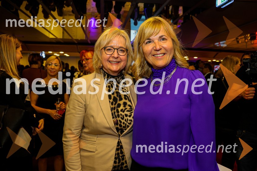  Dagmar von Bohnstein , predsednica upravnega odbora Slovensko-nemške gospodarske zbornice ;  Medeja Lončar, direktorica Siemens Slovenija ter pobudnica izbora Inženirka letaInženirka leta 2022 je Rosana Kolar