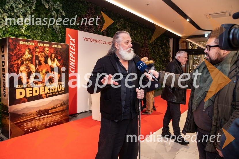  Vinci Vogue Anžlovar, scenarist;  Nejc Simšič, novinarDedek gre na jug premiera, Cineplexx Ljubljana