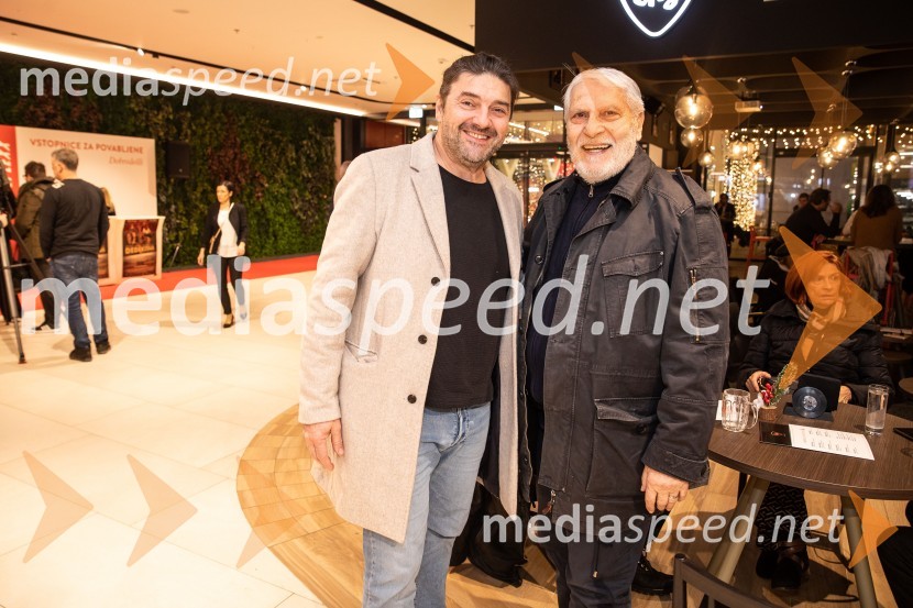  Goran  Navojec, igralec;  Boris Cavazza, igralecDedek gre na jug premiera, Cineplexx Ljubljana