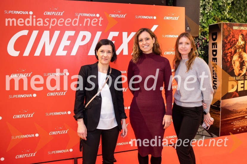  Andreja Purger, marketing Cineplexx;  Viktorija Martinović, Cineplexx;  ... Dedek gre na jug premiera, Cineplexx Ljubljana