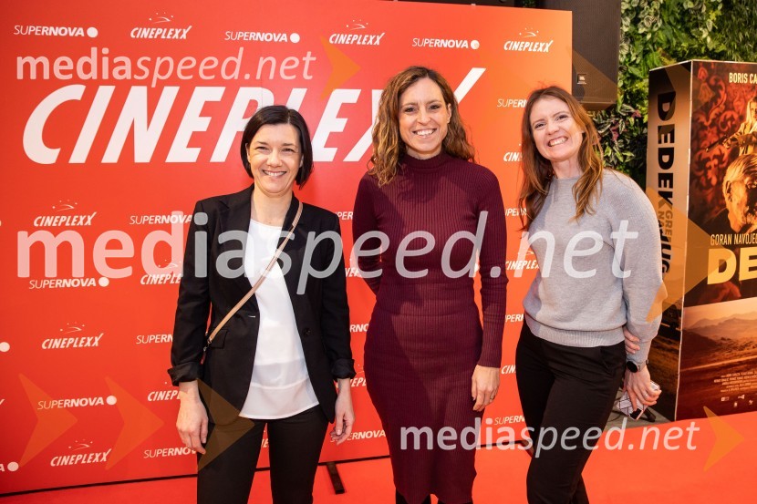  Andreja Purger, marketing Cineplexx;  Viktorija Martinović, Cineplexx;  ... Dedek gre na jug premiera, Cineplexx Ljubljana