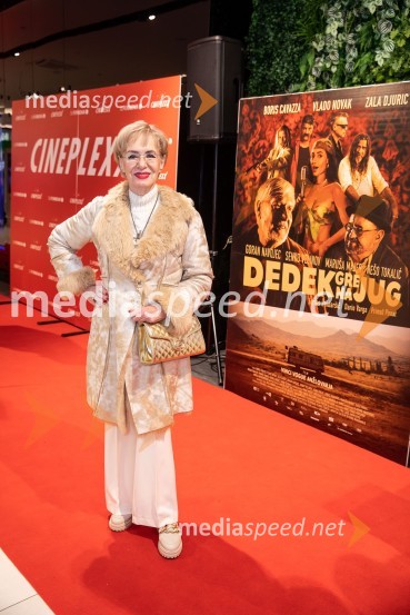  Metka  Premerl, slavistkaDedek gre na jug premiera, Cineplexx Ljubljana