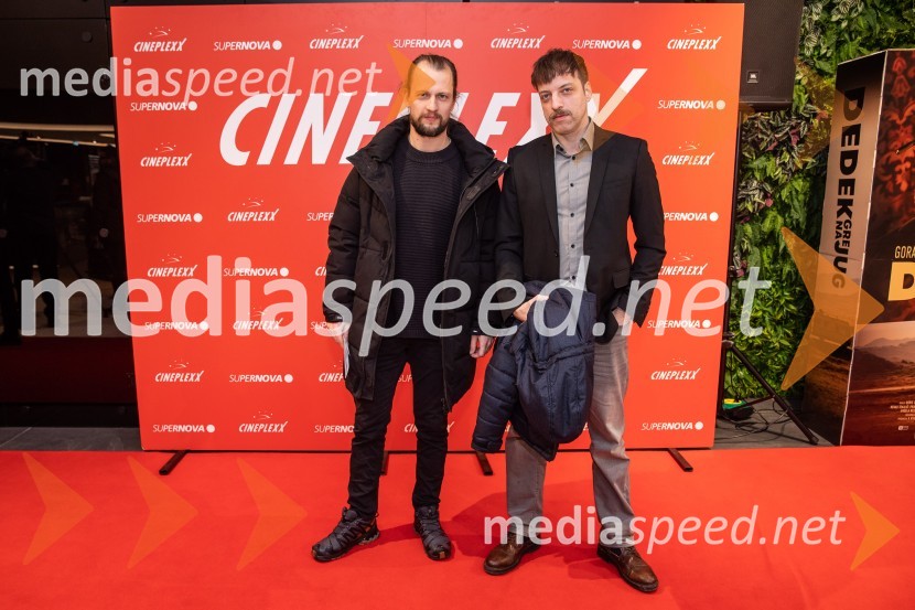  Jernej Gašperin, igralec;  Vid Klemenc, igralecDedek gre na jug premiera, Cineplexx Ljubljana