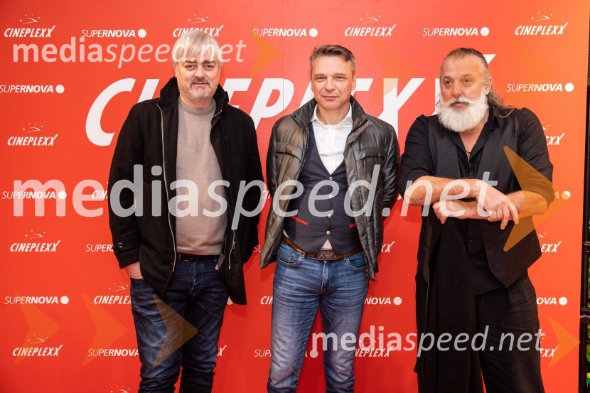  Marko Miladinović - Mile, igralec;  Nenad Tokalić, igralec;  Vinci Vogue Anžlovar, scenaristDedek gre na jug premiera, Cineplexx Ljubljana