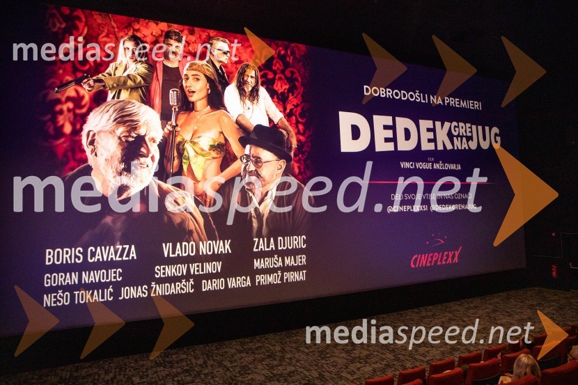Dedek gre na jug premiera, Cineplexx Ljubljana