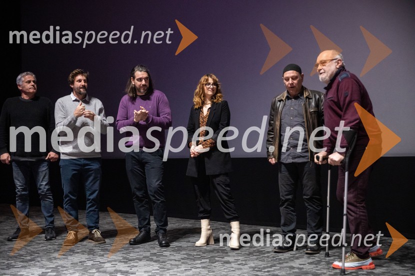  ... ;  Miloš Srdić, fotograf;  ... ;  Zarja  Predin, stilistka in kostumografinja;  Milko Lazar, skladatelj, pianist;  Branislav Brana Srdić , filmski producentDedek gre na jug premiera, Cineplexx Ljubljana