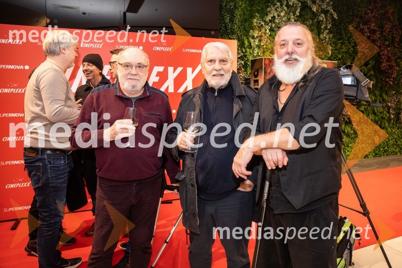  Branislav Brana Srdić , filmski producent;  Boris Cavazza, igralec;  Vinci Vogue Anžlovar, scenaristDedek gre na jug premiera, Cineplexx Ljubljana