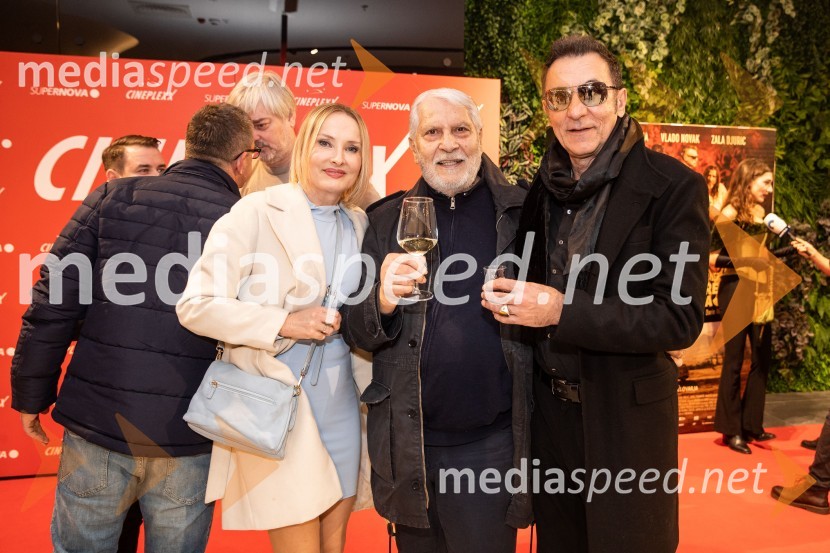  Tanja Ribič, igralka;  Boris Cavazza, igralec;  Branko Djurić, igralecDedek gre na jug premiera, Cineplexx Ljubljana