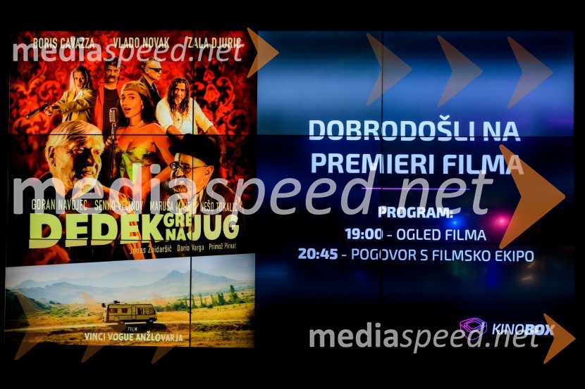 Premiera filma Dedek gre na jug, Maribox