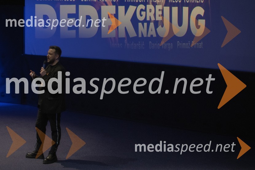  Denis Bende Živčec, novinar, VečerPremiera filma Dedek gre na jug, Maribox
