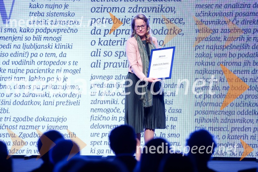  Brigite Ferlič Žgajnar, novinarkaDelova osebnost leta 2022 je Marjan Pipenbaher