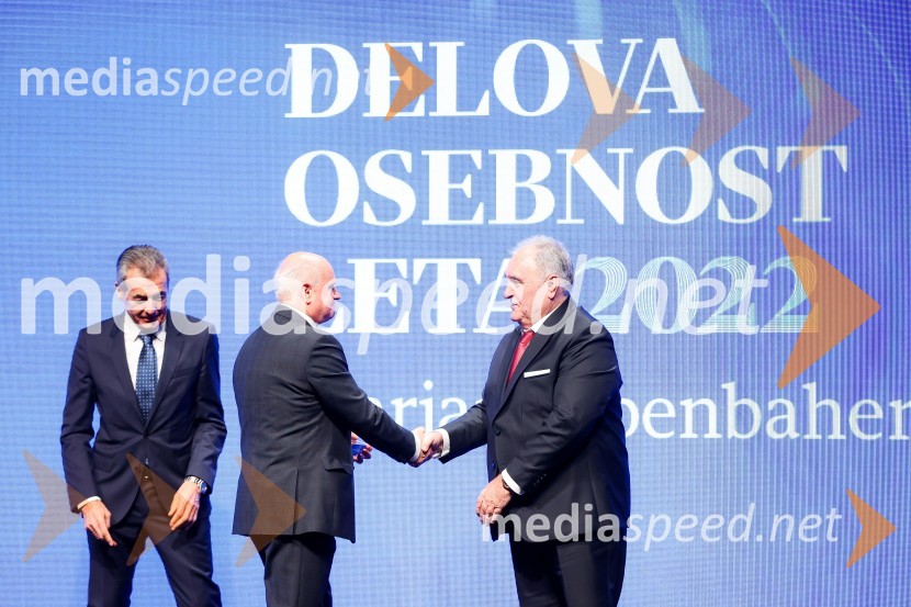  Stojan Petrič, nekdanji predsednik uprave družbe FMR;  Marjan  Pipenbaher, gradbeni inženir, Ponting;  Bojan Budja, odgovorni urednik, DeloDelova osebnost leta 2022 je Marjan Pipenbaher