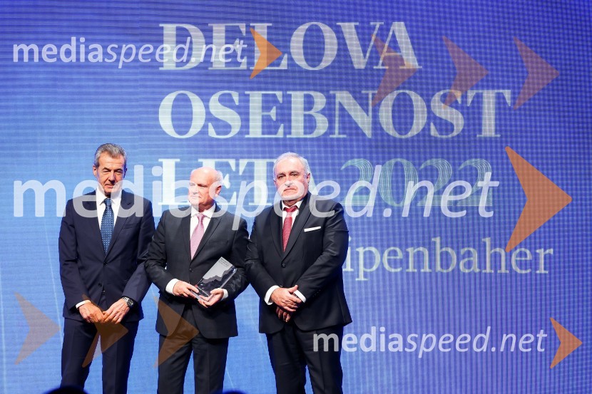  Stojan Petrič, nekdanji predsednik uprave družbe FMR;  Marjan  Pipenbaher, gradbeni inženir, Ponting;  Bojan Budja, odgovorni urednik, DeloDelova osebnost leta 2022 je Marjan Pipenbaher