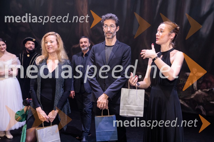  Anael Martín, baletna plesalka;  José  Carlos Martinez , koreograf;  Agnès Letestu, baletna plesalkaGiselle, romantični balet v dveh dejanjih