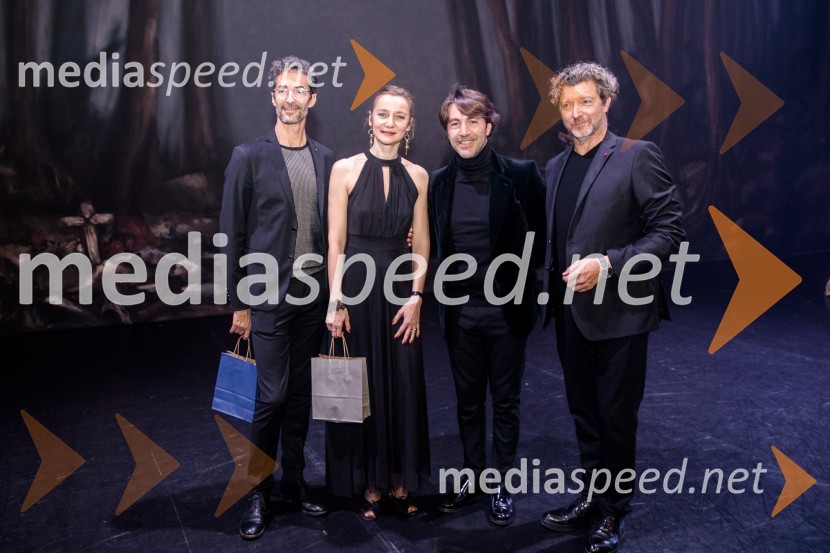  José  Carlos Martinez , koreograf;  Agnès Letestu, baletna plesalka;  Edward Clug, umetniški direktor, Balet SNG Maribor;  Renato Zanella, umetniški direktor ljubljanskega baletaGiselle, romantični balet v dveh dejanjih