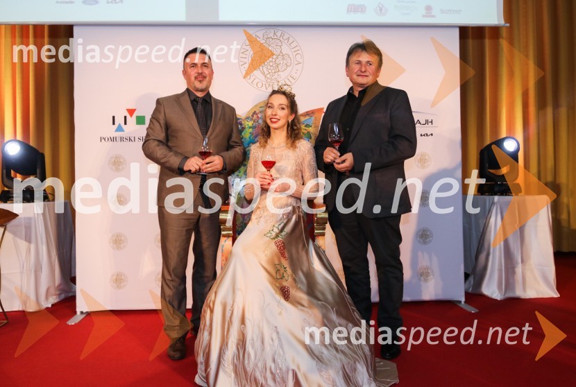  Damjan Rajh, Avto Rajh;  Maja Pečarič, Vinska kraljica Slovenije 2023;  Dušan Rajh, Avto Rajh d.o.o. Ljutomer - Murska SobotaVinska kraljica Slovenije 2023 je Maja Pečarič