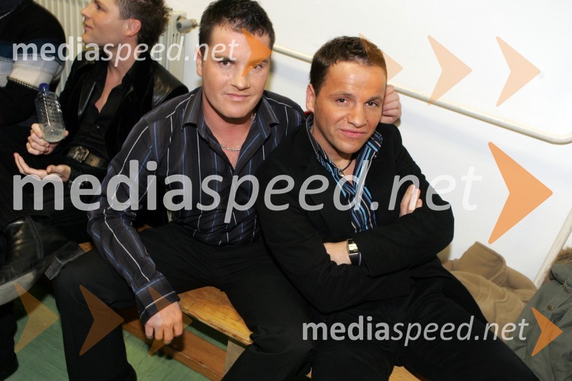 Fraj Toni in Jani Pavec, skupina Atomik HarmonikRazglasitev Slovenca leta 2005 Nedeljskega dnevnika