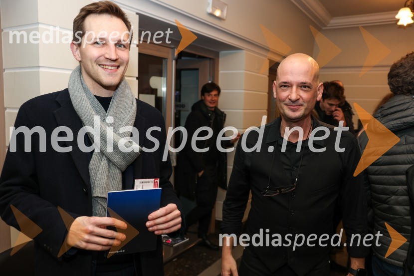  Matija Kovač, župan, MO Celje;  Miha Golob, upravnik in umetniški vodja, SLG CeljeOblast teme, premiera drame v SLG Celje