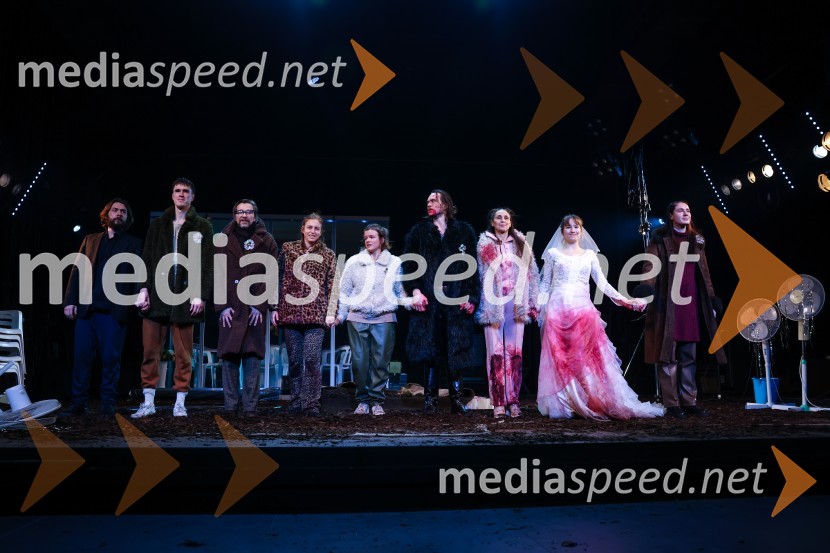  Andrej Murenc, igralec;  Urban Kuntarič, igralec;  Aljoša Koltak, igralec;  Barbara Medvešček, igralka;  Nika Vidic, igralka;  Lovro Zafred, igralec;  Lučka Počkaj, igralka;  Eva Stražar, igralka;  Maša Grošelj, igralkaOblast teme, premiera drame v SLG Celje