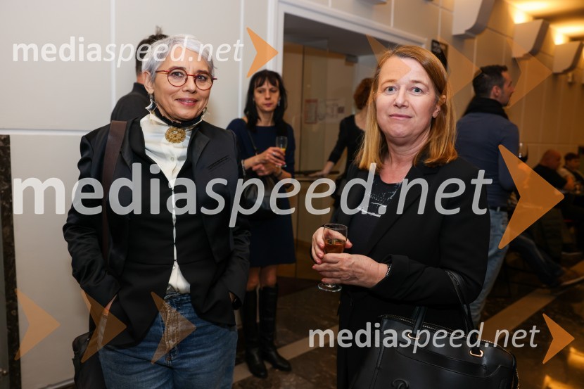  Alja Predan, dramaturginja SLG Celje, nekdanja umetniška direktorica Festivala Borštnikovo srečanje;  Petra Škofic, vodja kabineta predsednika Vlade Republike SlovenijeOblast teme, premiera drame v SLG Celje