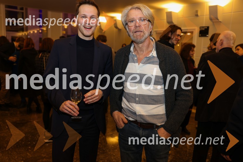  Matija Kovač, župan, MO Celje;  Branko Završan, igralecOblast teme, premiera drame v SLG Celje