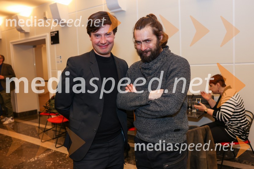  Mario Dragojević, igralec;  Andrej Murenc, igralecOblast teme, premiera drame v SLG Celje