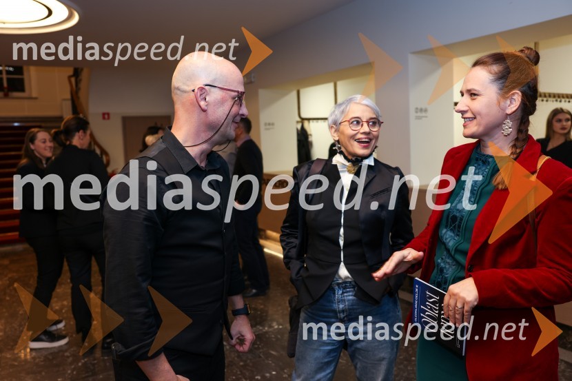  Miha Golob, upravnik in umetniški vodja, SLG Celje;  Alja Predan, dramaturginja SLG Celje, nekdanja umetniška direktorica Festivala Borštnikovo srečanje;  Tanja Potočnik, igralkaOblast teme, premiera drame v SLG Celje