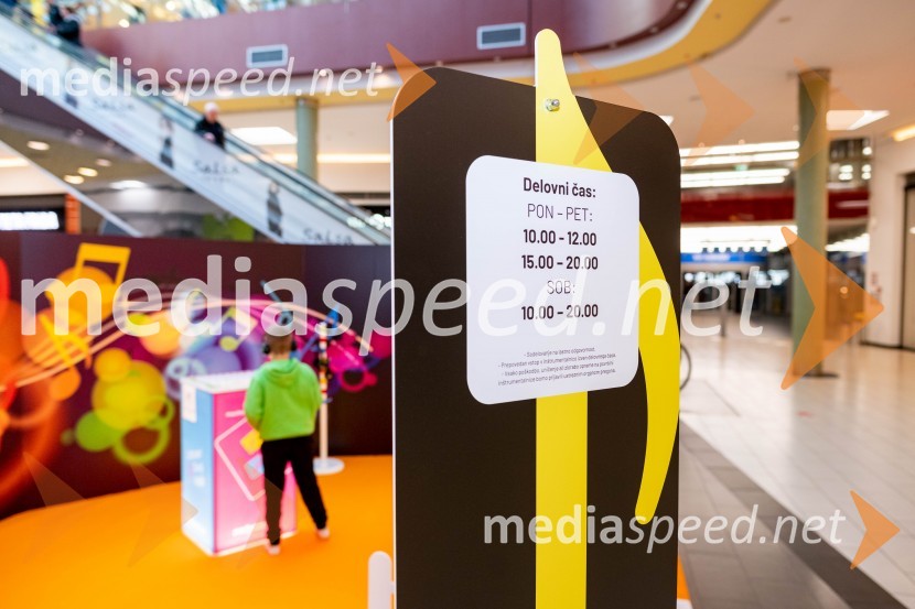 Glasbeno doživetje za otroke v Citycentru Celje: Kreativna glasbena igralnica – inštrumentalnica NA GLAS