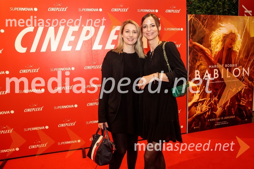  Asja Žugelj, odvetnica;  Larisa Hercog, Strala designBabilon, premiera v Cineplexx Ljubljana