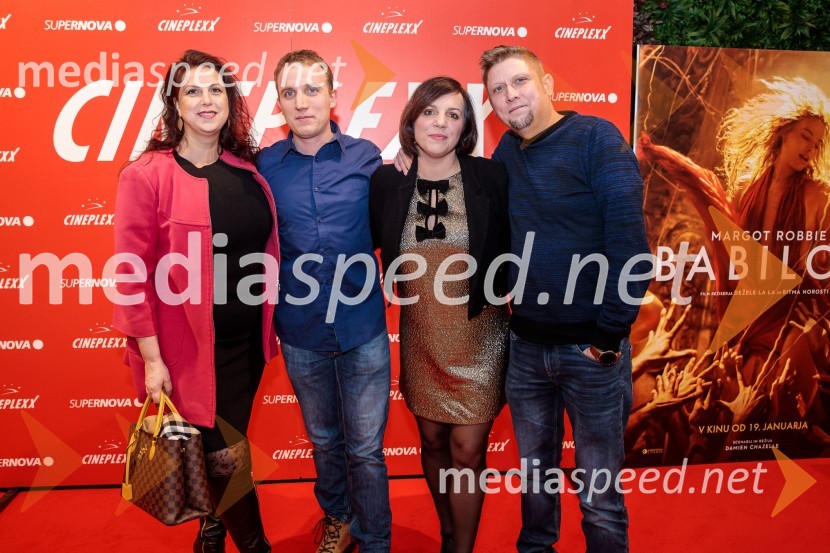  Maja Nahtigal;  Devis Pogorelec;  Petra Košir, oglasno trženje edicij GLOSS;  Jure KoširBabilon, premiera v Cineplexx Ljubljana