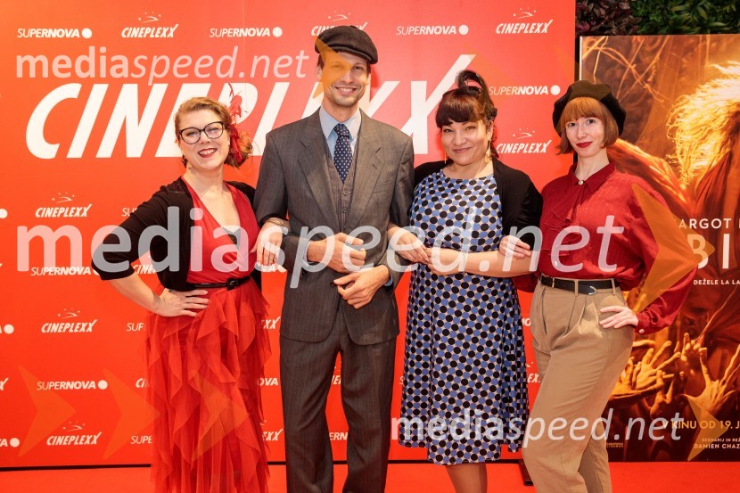  Irina Kysselef, frizerka;  ... ;  Mateja Grajzar, plesalka;  Urša Lesar, plesalkaBabilon, premiera v Cineplexx Ljubljana